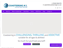 Tablet Screenshot of coasteeringni.co.uk